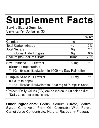 Gominolas Vitamatic Saw Palmetto 3000 mg Sin Azúcar - 60 Unidades