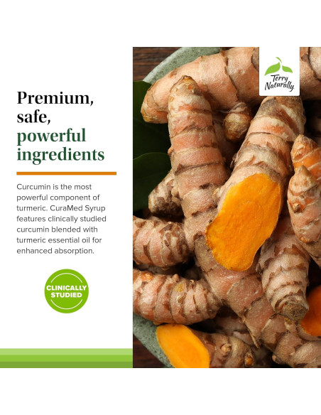 Jarabe CuraMed Terry Naturally 236.6 ml - Suplemento Salud Cerebral e Inmunidad