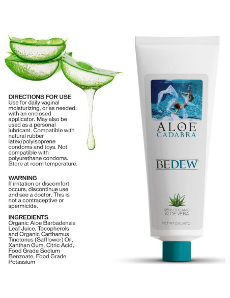 Aloe Cadabra BEDEW Hidratante Vaginal Orgánico 82g - Alivio Sequedad