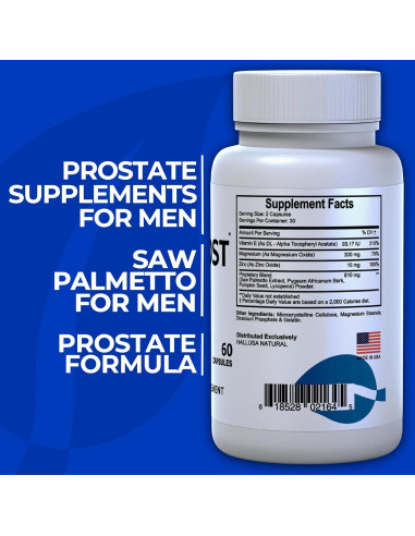 Suplemento para la Próstata HALLPROST ULTRA 60 Cápsulas