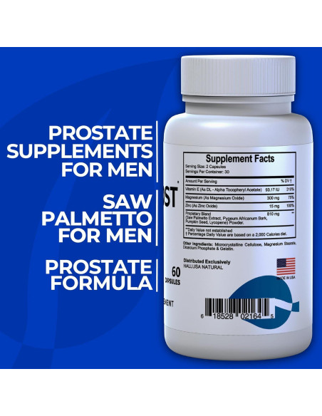 Suplemento para la Próstata HALLPROST ULTRA 60 Cápsulas