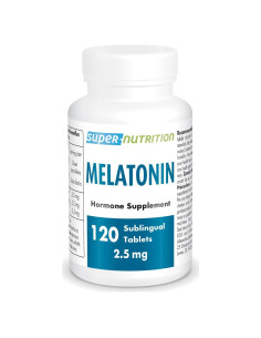 Melatonina Sublingual 2.5mg Supersmart - Sabor Menta Natural - 60 Tabletas