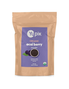 Polvo de Baya de Acai Orgánico Yupik 250g Vegano Sin Gluten