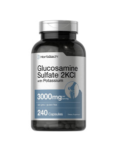 Sulfato de Glucosamina 2KCI Horbaach 3000mg 240 Cápsulas