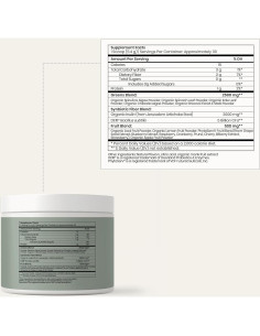 Perelel Polvo Verde Sinbiótico 30 Porciones Sabor Acai 2