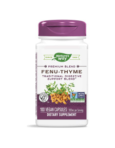 Fenu-Timio Nature's Way 900 mg - Soporte Digestivo Vegano 100 Cápsulas