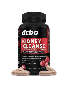 Suplemento Detox para Riñones Dr. Bo - 21 Ingredientes Naturales