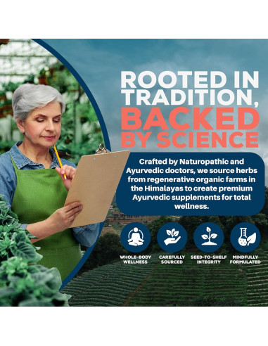 Gotas de Tulsi Ayush Herbs - Glicerita de Albahaca Sagrada 60ml