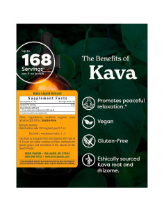 Extracto Líquido de Raíz de Kava Herb Pharm 113.4 ml - Relajación 2