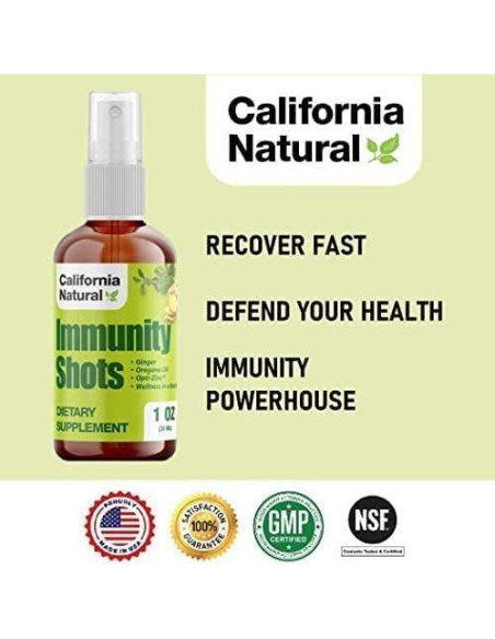 Inyecciones de Inmunidad Natural California 30ml Jengibre Orgánico