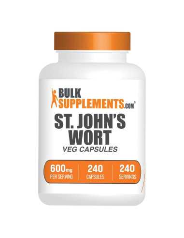 Cápsulas de Hierba de San Juan BulkSupplements 600mg - 240 Unidades