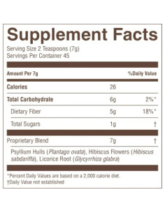 Cápsulas de Psyllium Nature's Sunshine 311 g - Fibra Natural 2