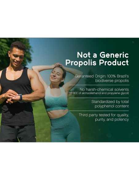 Cápsulas de Propóleos de Abeja NaturaNectar 60 pcs - Sin Gluten