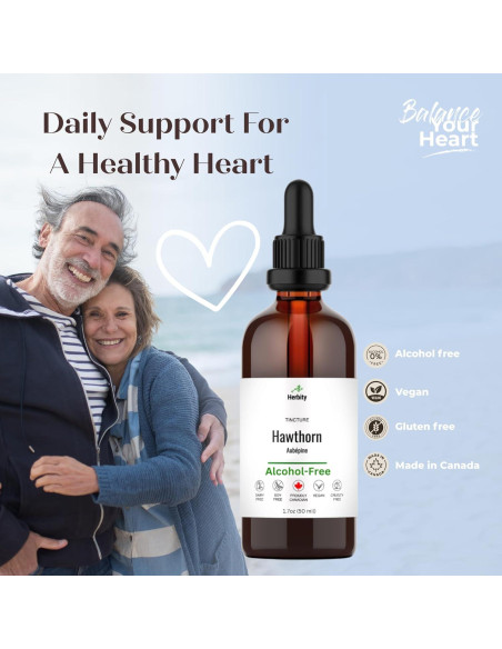 Tintura de Baya de Espino Herbity 50 ml - Vegana y Sin Gluten