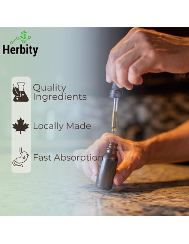 Tintura de Baya de Espino Herbity 50 ml - Vegana y Sin Gluten