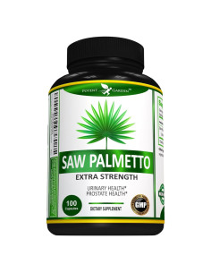 Suplemento Saw Palmetto 500 mg Potent Garden - 100 cápsulas