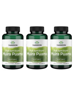 Suplemento Muira Puama Swanson 400 mg 90 Cápsulas