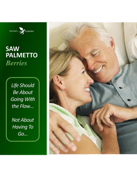 Suplemento Saw Palmetto 500 mg Potent Garden - 100 cápsulas