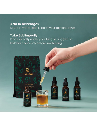 Tintura Herbal Reishi Redmint 29.57 ml - Suplemento Natural