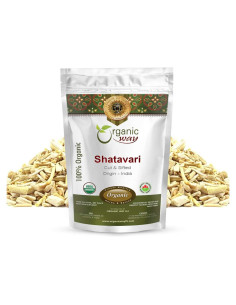 Shatavari seco orgánico 450g Organic Way - Certificado kosher