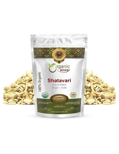 Shatavari seco orgánico 450g Organic Way - Certificado kosher