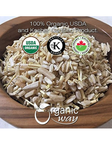 Shatavari seco orgánico 450g Organic Way - Certificado kosher