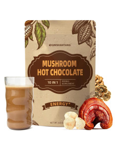 Chocolate Caliente de Hongo QINSHANTANG 240g - 10 Hongos Energéticos
