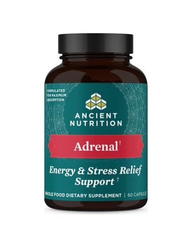 Cápsulas Adrenales Nutrición Antigua 1300mg, 60 Unidades