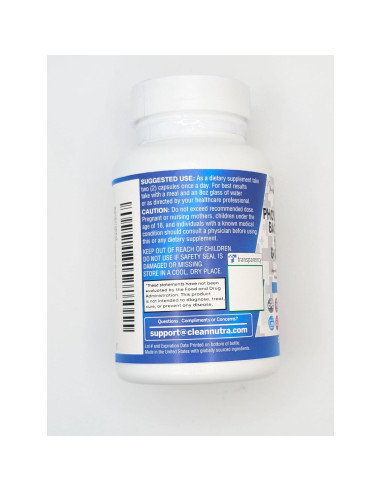 Suplemento Alpha GPC Clean Nutraceuticals 300mg 60 Cápsulas