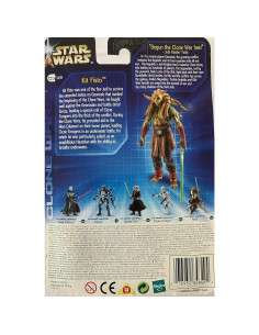 Figurita Star Wars Guerras Clon Kit Fisto Hasbro 23.88x15.24cm 2