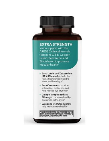 Visibili-T Fuerza Extra - Suplemento Ocular AREDS 2 - 90 Cápsulas