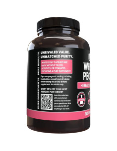 Cápsulas de Peonía Blanca Ingredientes Originales Puros 365 Unidades 2