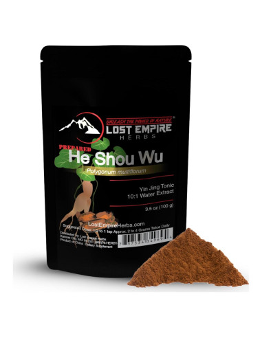 He Shou Wu 10:1 Extracto en Polvo 100g - Lost Empire Herbs