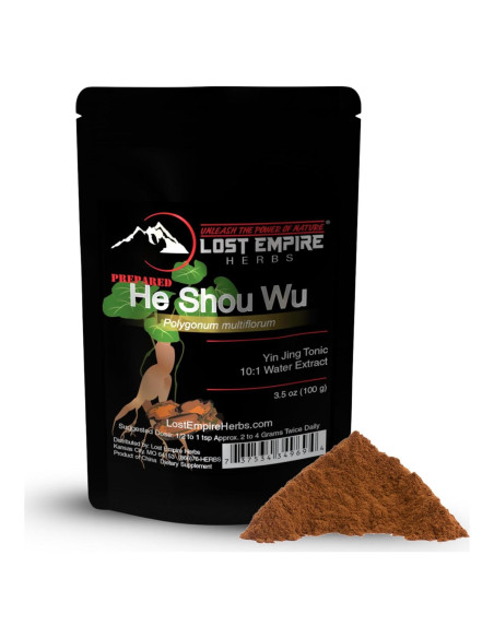 He Shou Wu 10:1 Extracto en Polvo 100g - Lost Empire Herbs