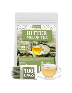 Té de Melón Amargo YLINSHA 100 Bolsas 100% Natural Sin Aditivos