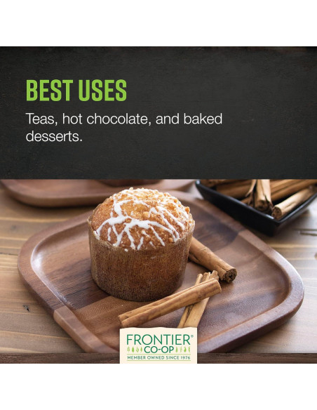Palitos de Canela Ceylon Orgánica Frontier Co-op 450g