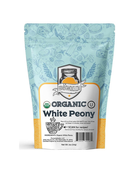 Té de Peonía Blanca Suelta Orgánico 56.7g - Fermentaholics