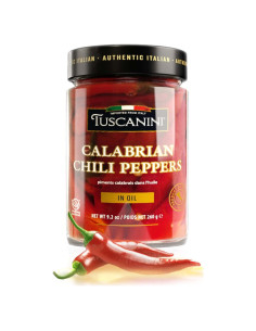 Pimientos Picantes Calabreses Tuscanini en Aceite de Oliva 260g