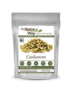 Vainas de Cardamomo Verde The Spice Way 113.4 g Kosher