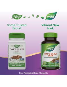 Garra de Gato Nature's Way 100 Cápsulas Veganas 1455 mg 2