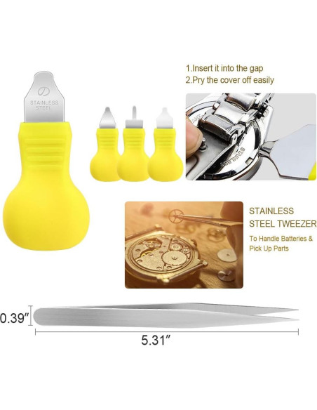 Juego de Herramientas para Reloj ONEBOM - Kit Profesional Completo