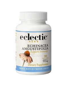 Echinacea Angustifolia Cruda Liofilizada Eclectic 90 Cápsulas