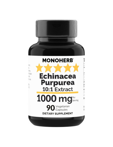 Extracto de Echinacea Purpurea 1000 mg - 90 Cápsulas Vegetarianas