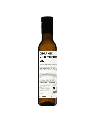 Aceite de Cardo Mariano Orgánico Erbology 250 ml - Prensado en Frío - Rico en Vitamina E