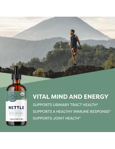 Extracto de Ortiga Vimergy 115 mL - Orgánico, Vegano, Sin Gluten