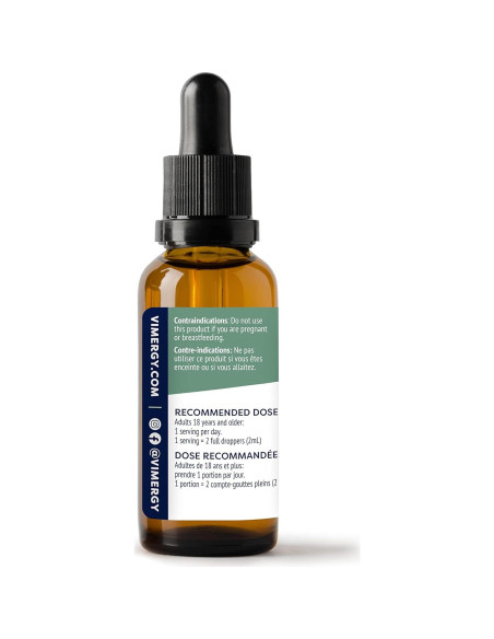 Extracto de Ortiga Vimergy 115 mL - Orgánico, Vegano, Sin Gluten