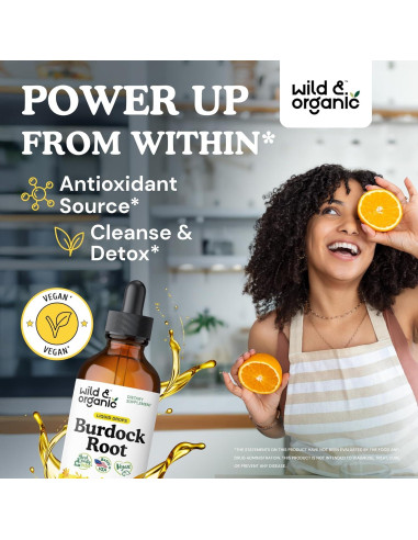 Tintura de Raíz de Bardana Silvestre y Orgánica 118 ml