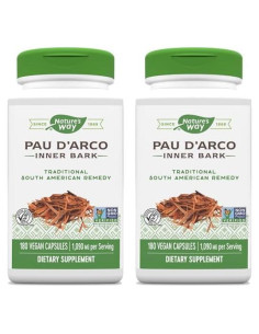 Pau d'Arco Nature's Way 180 Cápsulas 1090 mg Paquete de 2