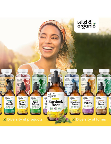 Tintura de Raíz de Bardana Silvestre y Orgánica 118 ml