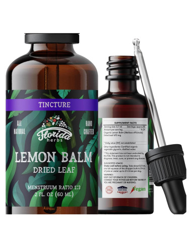 Tintura de Bálamo Limón Florida Herbs 59 ml Orgánica No OGM